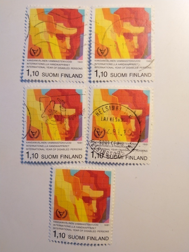 Postimerkki Kansainvälinen vammaistenvuosi 1981