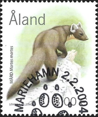 Åland 2004  Petoeläimiä 3,00 €  EP alareuna LOISTO LaPe 231