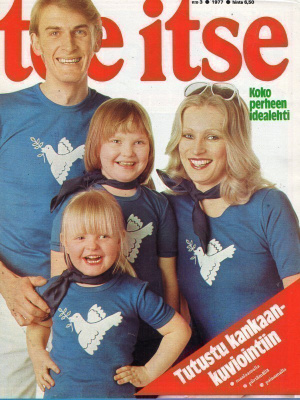 Tee Itse n:o 3 1977 Kankaankuviointi opas. Tee laukut itse..