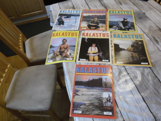 Urheilukalastus-lehti vuosikerta 1988 (7 kpl)