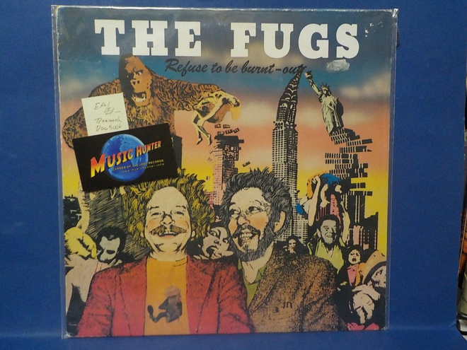 THE FUGS - REFUSE TO BE BURNT-OUT EX+/EX- DENMARK LP
