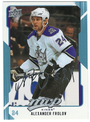 08-09 Upper Deck MVP #136 Alexander Frolov