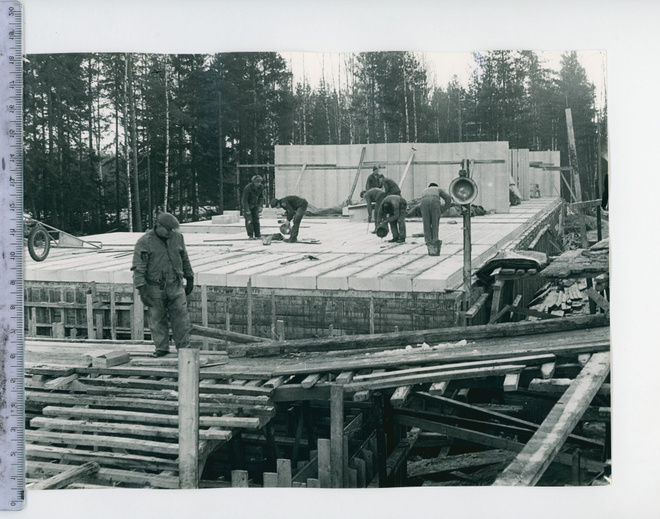 Asuinrakennus virkailijoille 1962 Vuosaari  Nordsjö-Kallvik