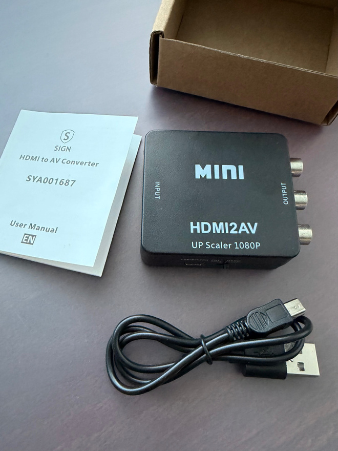 HDMI -> RCA -sovitin