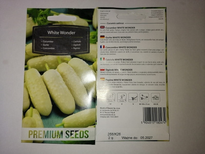 Kurkku 'White Wonder' - siemenet #