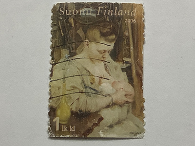 1776/ 2006 A.Gallen-Kallela Madonna o leimattu