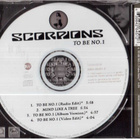 CDS  SCORPIONS  TO BE NO.1 - pikkukuva 2