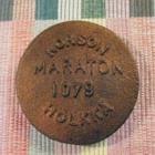 Korson Maraton 1979 hölkkä  mitali. - pikkukuva 1
