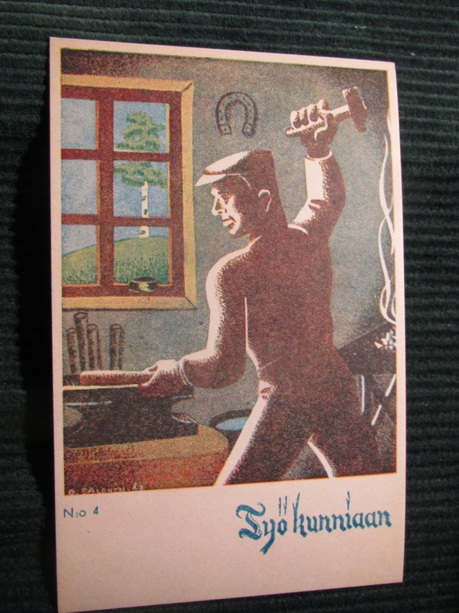 Työ kunniaan.  Kortti N:o 4