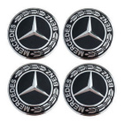 MERCEDES Aluvanteiden Keskiö merkki 4 kpl 75 mm - pikkukuva 1