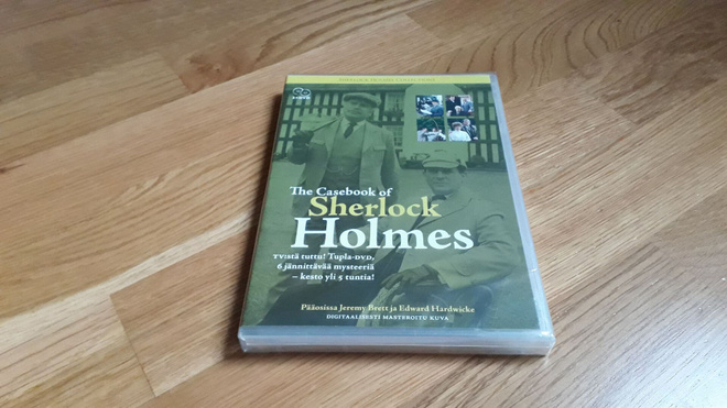 The Casebook of Sherlock Holmes DVD Suomijulkaisu