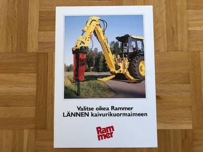 Esite Rammer Lännen kaivurikuormaimeen