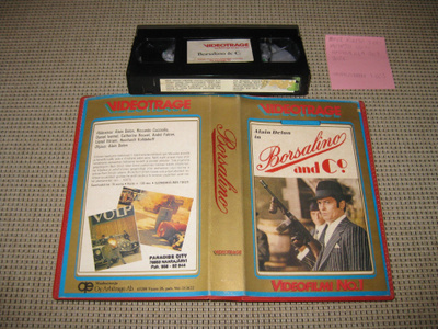 Borsalino and Co.-VHS (FIx, Videotragen Kultakantiset, 1974)