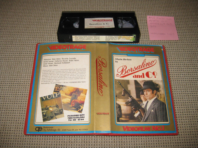 Borsalino and Co.-VHS (FIx, Videotragen Kultakantiset, 1974)