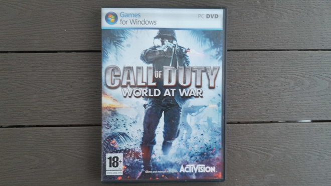 PC DVD: Call Of Duty - World At War peli (2008)