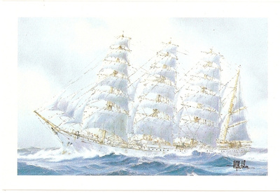 Håkan Sjöström: "Herzogin Cecilie" v.1902. Rahtipurjelaiva