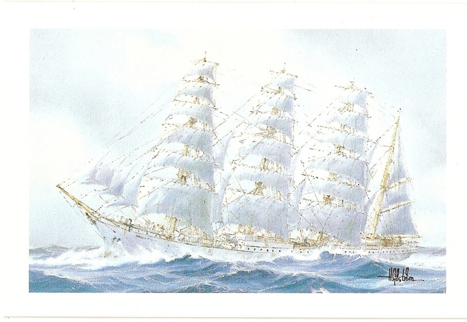 Håkan Sjöström: "Herzogin Cecilie" v.1902. Rahtipurjelaiva