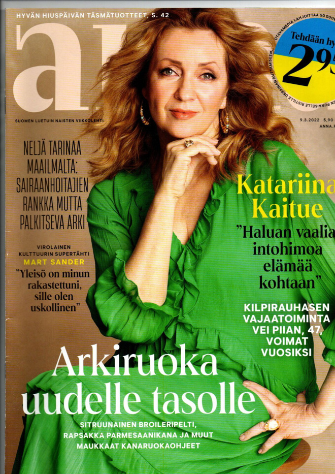 Anna n:o 10 2022 Katariina. Mart. Sanna. Piia. Tiia. Amanda.