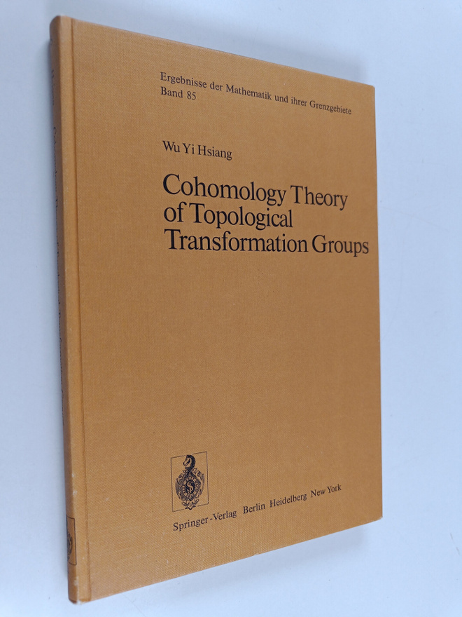 Wu Yi Hsiang : Cohomology theory of topological transform...
