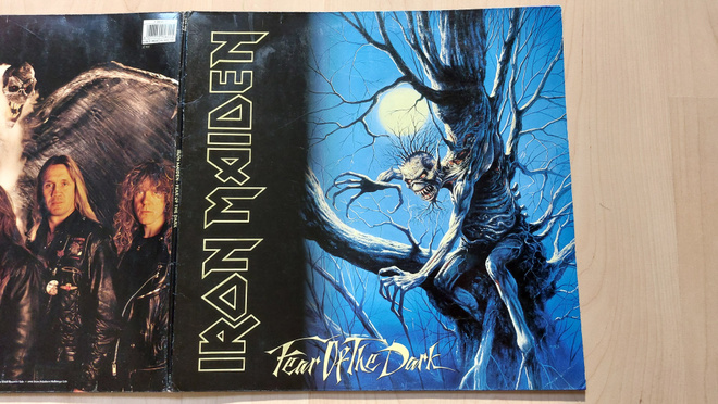 IRON MAIDEN  – FEAR OF THE DARK  orig. EU 1992    LP  EMI 79