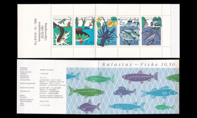 1133-7V15 ** Kalastus vihko (1991)
