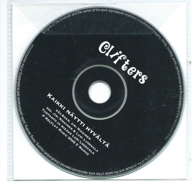 Clifters Kaikki näyttää hyvältä cds