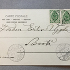 Paikkakuntakortti  Kansallispukuiset rantamaisema 1904 - pikkukuva 2
