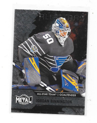 2021-22 Metal Universe All-Stars #195 Jordan Binnington MV
