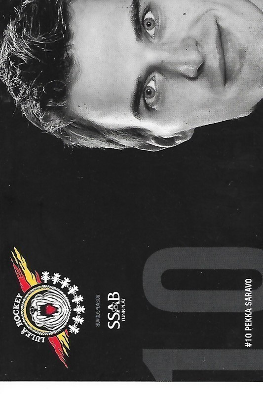 2006-07 Luleå TeamIssue #10 Pekka Saravo Tappara