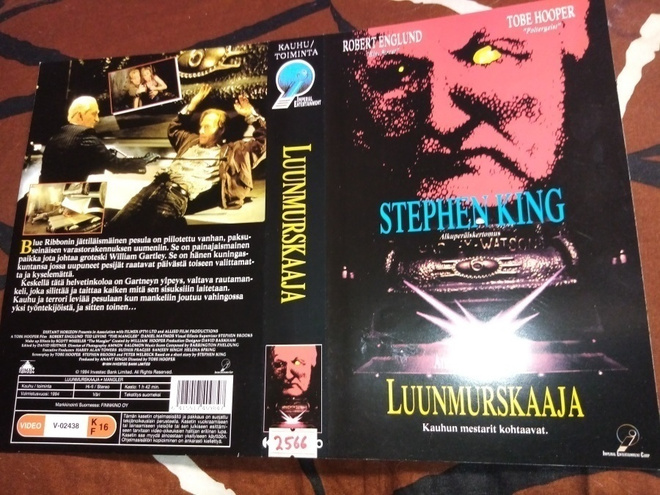 VHS kansipaperi Luunmurskaaja
