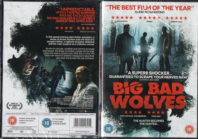 big bad wolves	(13 401)	UUSI	-GB-	DVD				2013	sub.gb.