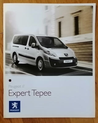 2007 Peugeot Expert Tepee esite - KUIN UUSI - 20 sivua - wuo