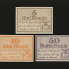 Saksa Notgeld 5, 10, 50 Pfg, Hernstadt 1919 - pikkukuva 2