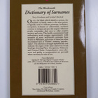 Terry Freedman : The Wordsworth dictionary of surnames - pikkukuva 2