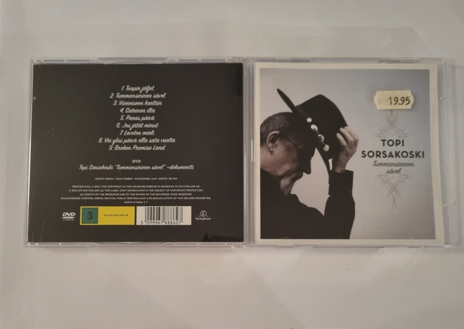 TOPI SORSAKOSKi: TUMMANSININEN SÄVEL CD + DVD