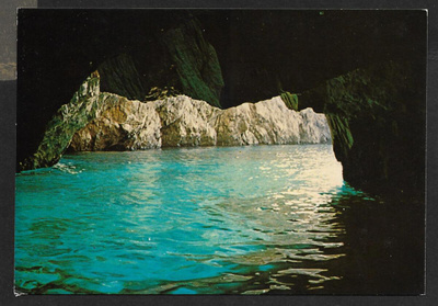 Italia - Capri , vihreä luola
