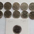 5 Markkaa 1952 - 1962 kaikki vuodet - pikkukuva 1