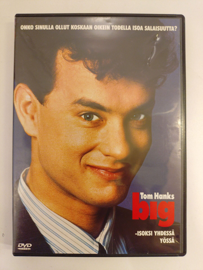 Big - isoksi yhdessä yössä, DVD, Tom Hanks