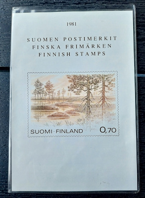 Suomen Postimerkit 1981 vuosilajitelma Finnish Stamps