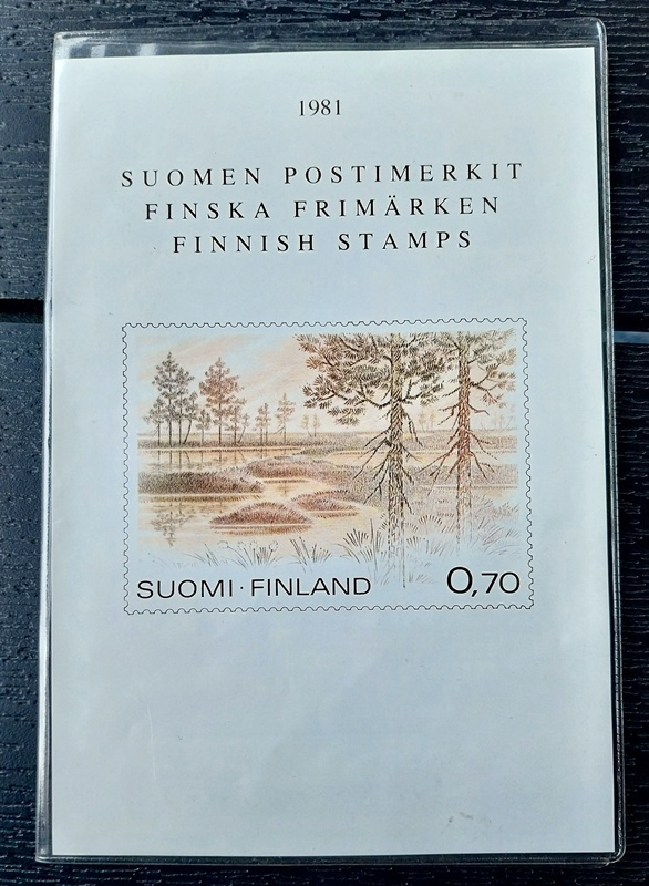 Suomen Postimerkit 1981 vuosilajitelma Finnish Stamps