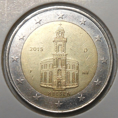Saksa. Hessen. 2€ 2015 D.