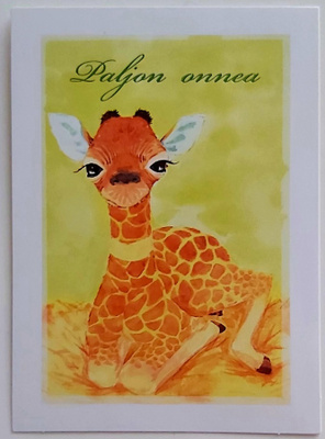 "Pikku-kirahvi"-KULKEMATON POSTIKORTTI
