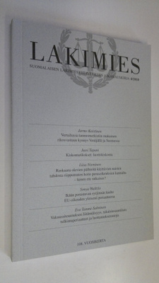 Lakimies 4/2010 : Suomalaisen lakimiesyhdistyksen aikakau...