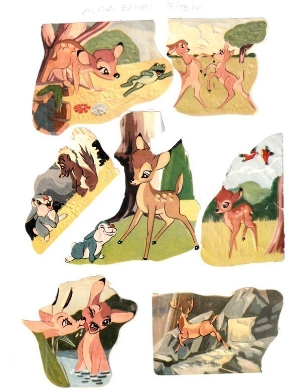 * Alga, Bambi, IRTOkuvat, A4, 7/13 kpl *