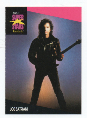 Keräilykuva SUPER STARS n:o 231 JOE SATRIANI
