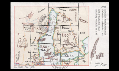 971-4BL1 o Finlandia 88 postikartta (1985)