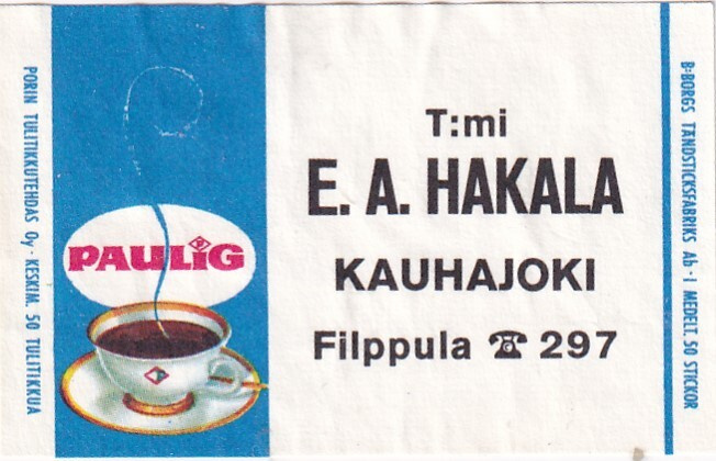 Kauhajoki. E. A. Hakala   , s74