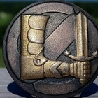 Suojeluskunta merkki. Numeroitu. 1Luokka. Halkaisija - 36 mm - pikkukuva 2