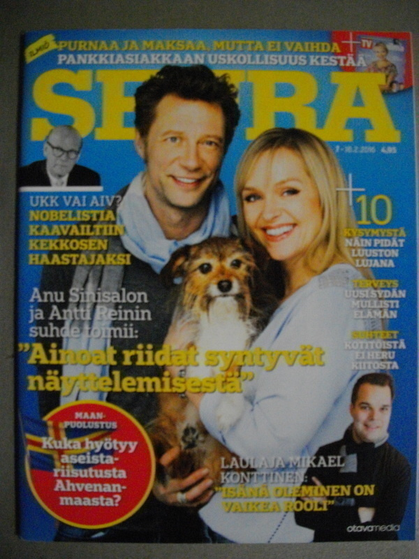 Seura lehti Nro 7/2016 (16.3)