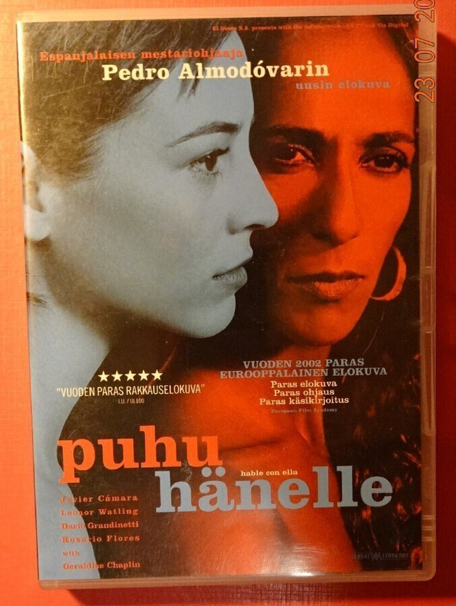 dvd, Puhu hänelle (Pedro Almodovar -elokuva) [draama]